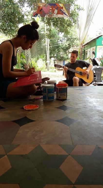 Mk Gardens Surf & Yoga House Varkala Ngoại thất bức ảnh